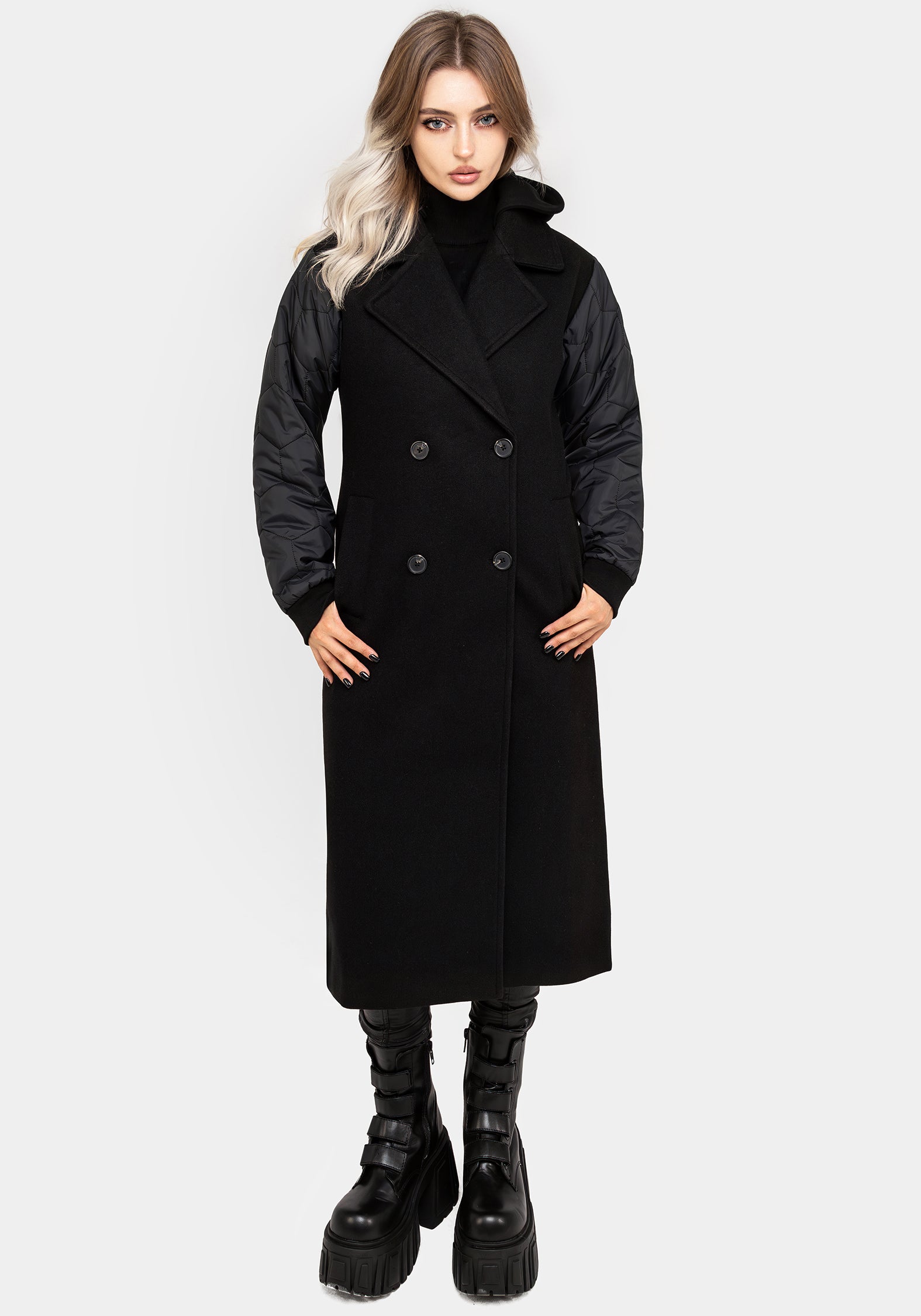 Prism Longline Bomber Coat – Disturbia