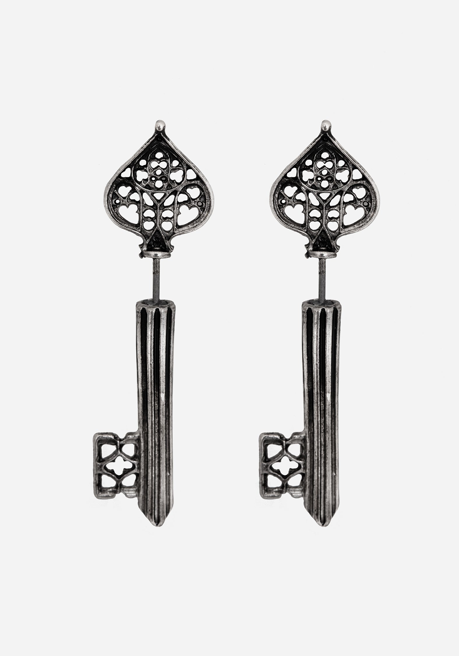 Key Ear Sorter Claustrum Gothic Key Earrings – Disturbia