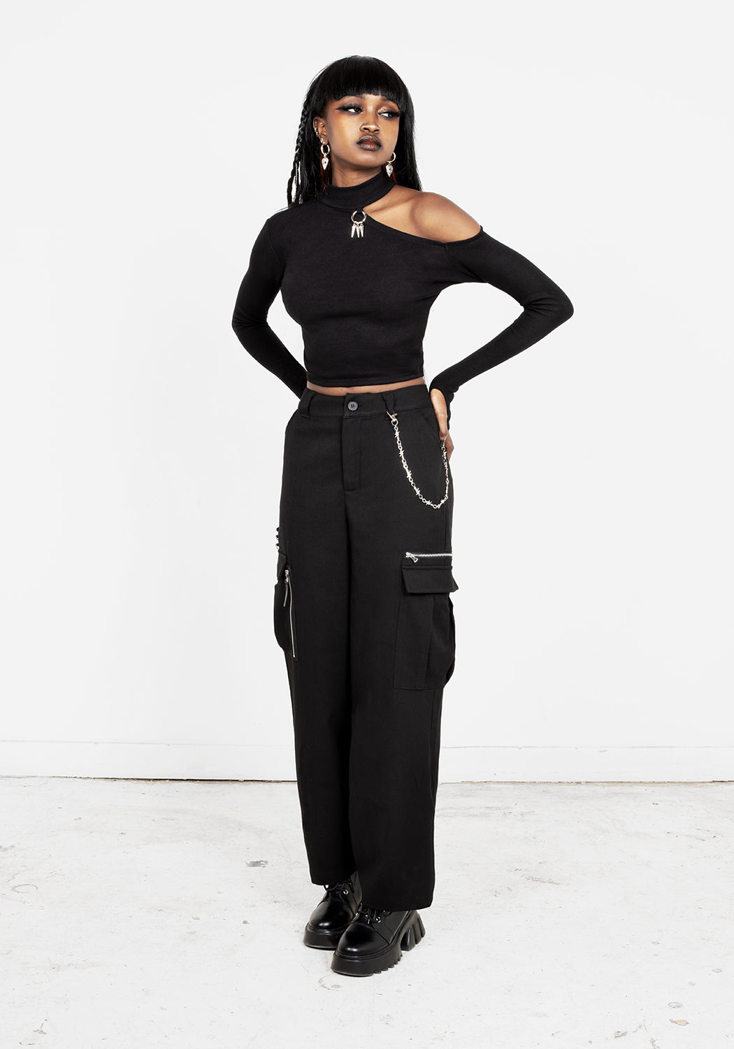 APOCALYPSE WIDE LEG CARGO TROUSER – Disturbia