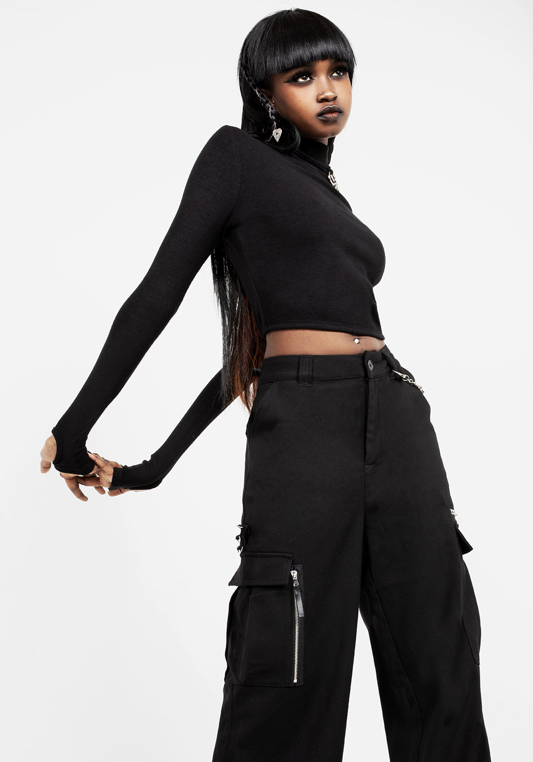 APOCALYPSE WIDE LEG CARGO TROUSER – Disturbia